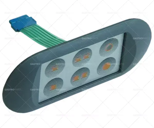 Zlevněný membránová klávesnice se zástrčkou a kabelovými tlačítky 5 šedá vhodná pro ARIANNA, COMPAC D 142mm Š 62mm