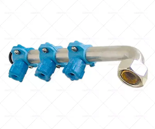 Originální montážní pozice mycího ramene horní H 45 mm D 210 mm trysky 3 úhlové/krátký závit 3/4"