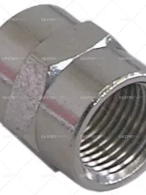 nátrubek 3/8" - 1/2" poniklovaná mosaz WS 24 celková délka 27,5 mm Super Cena