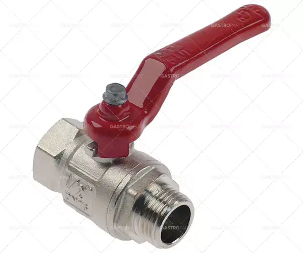 Sezónní Sleva kulový ventil s pákou 1/2" dn15 celková délka 59 mm délka páky 85 mm