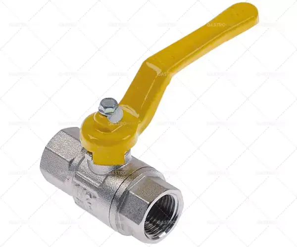 Ověřený kulový kohout přímá páková rukojeť vstup 1/2" IT výstup 1/2" IT DN15 L 61mm schválení DVGW