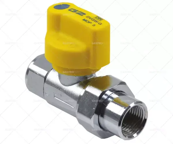 kulový kohout přímý vstup 1/2" it výstup 1/2" it dn15 l 95mm schválení dvgw 100°C chrom Sleva