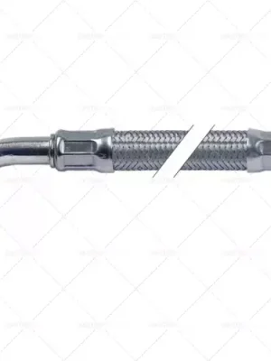 Výhodná Nabídka Flex hadice CNS opletení spojení s přímým ohnutý DN8 1 3/8 "2 3/8" L 370mm