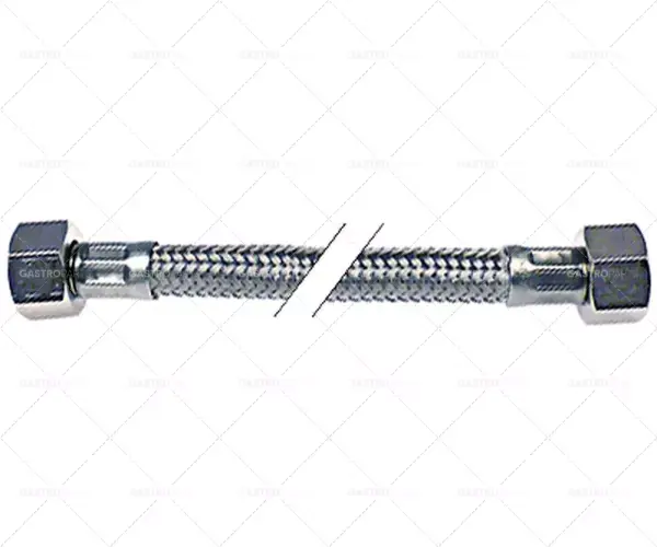 Nejprodávanější Flex hadice CNS splétání přímé přímé DN8 připojení 3/8 "L 1000 mm kónicky těsnící