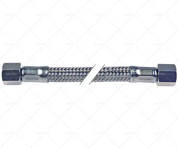 Vysoce Kvalitní flexi hadice ss oplet rovný-rovný dn10 přípojky 1/2" l 1000mm schválení dvgw