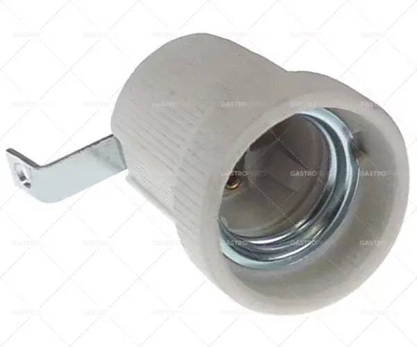Nová Kolekce objímka 250V patice e27 připojovací šroub ø 40mm v 46mm s upevňovacím úhlem
