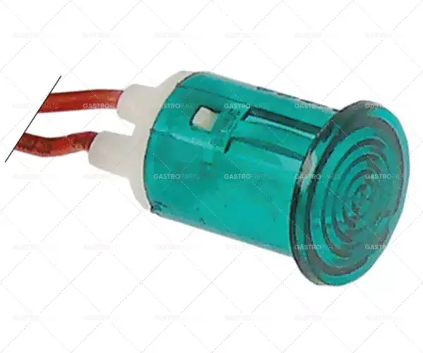 Akční Nabídka kontrolka ø 16mm 400V zelená délka kabelu 200mm materiál kabelu silikonový drát