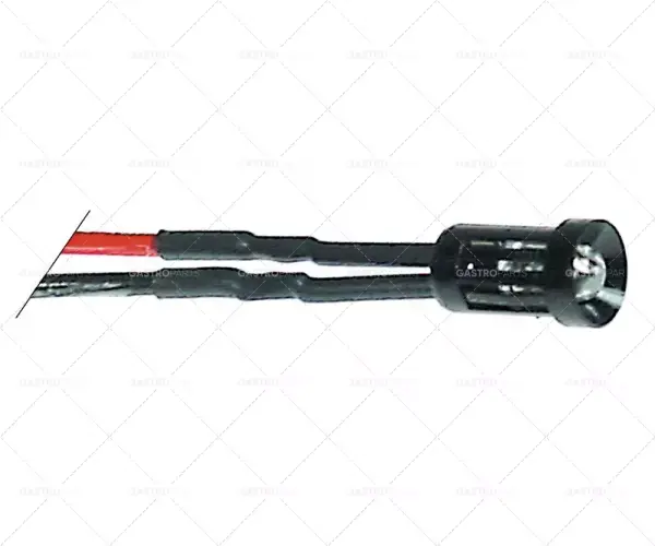 světelný indikátor ø 8 mm 230V čirý délka kabelu 600 mm Expresní Doručení
