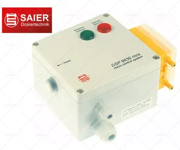 dávkovací čerpadlo SAIER regulace vodivosti 10l/h 230 VAC hadice na mycí prostředky ø 6x2/6x3mm Objednat Nyní