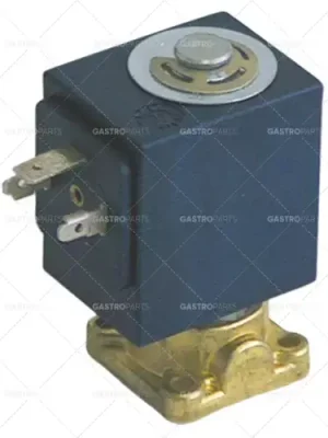 Zlevněný elektromagnetický ventil 2-cestný 230 VAC dn 3,5mm násuvná zásuvka din -10 do 140°C sirai