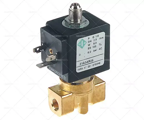 Koupit Online elektromagnetický ventil 3-cestný 230 VAC vstup 1/8" výstup 1/8" připojení 1/8" DN 2,5mm