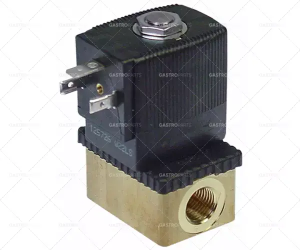 Přímo Od Výrobce Elektromagnetický ventil 2-way 230 VAC 3/8 "DN 3 mm zásuvka DIN -10 až +180 ° C Burkert Series 6013
