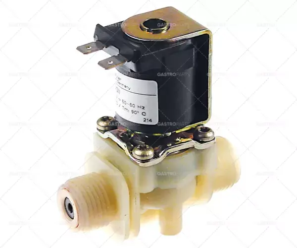 elektromagnetický ventil jednoduchý, se zpětným ventilem přímý 230V vstup 1/2" et výstup 1/2" et Super Cena