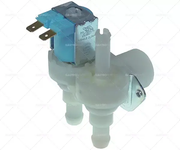 elektromagnetický ventil dvojitý úhlový 230V vstup 3/4" výstup 11,5mm t.max. 90°C výstup a 2,5 l/min Nová Kolekce