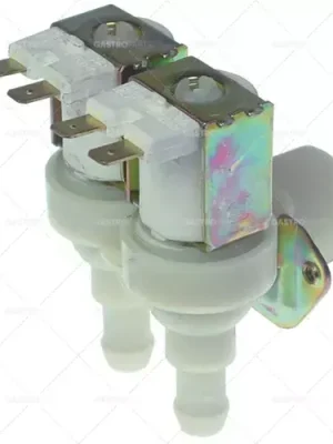 Vysoce Kvalitní elektromagnetický ventil dvojitý úhlový 230V vstup 3/4" výstup 11,5mm t.max. 90°C vstup 5,5l/min