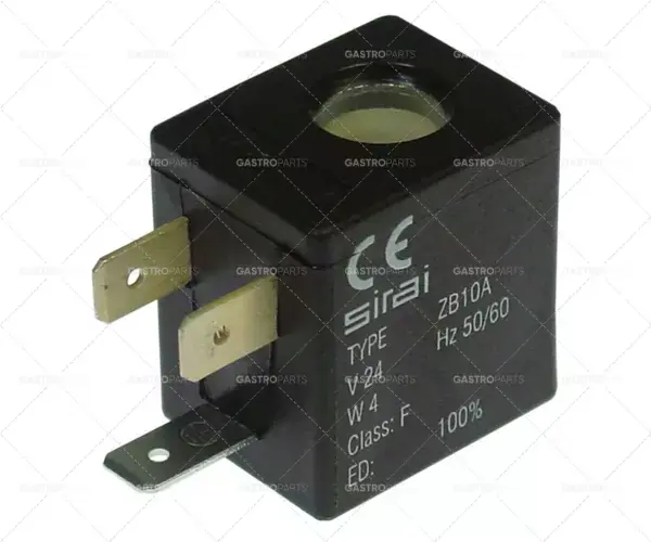 elektromagnetická cívka 24 VAC 4VA cívka SIRAI typ ZB10A sedlo ø 10mm Speciální Cena