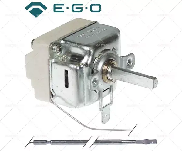 1-fázový regulační termostat 48-250 °C 3,03x160mm délka kapiláry 1270mm Zlevněný