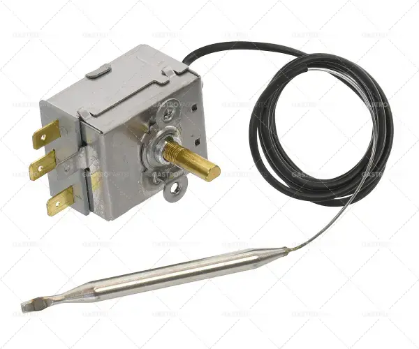 Termostat T.MAX. 90 ° C provozní rozsah 0 až 90 ° C, 1-pólový 15A 1CO sonda o 6,5 mm Sonda 85 mm L Odeslání Ihned