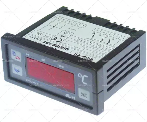 elektronický regulátor Eliwell typ ewpc974 montážní rozměry 71x29mm 12V napětí AC/DC Koupit Online