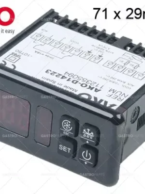 Poslední Šance elektronický regulátor AKO typ AKO-D14223 montážní rozměry 71x29mm napětí 230V AC