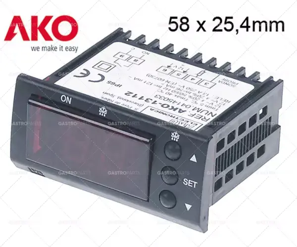 Dokud Zásoby Vydrží Elektronické regulátory typu AKO 13112 rozměr 58x25,4mm 12V AC / DC NTC reléové výstupy 1 NO-12A (9)