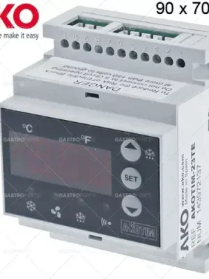 Aktuální ako regulátor typ akotim-23te montážní rozměr 90x70x58mm 230VAC ntc