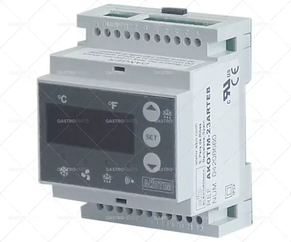 Super Cena Elektronický typ řadiče AKO AKOTIM-23ARTEB 230V napětí AC NTC reléové výstupy 4 chlazení