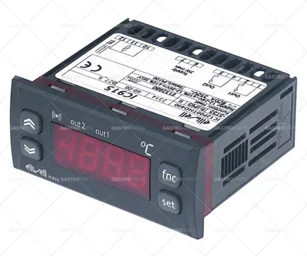 Časově Omezené elektronický regulátor Eliwell typ ic915 montážní rozměry 71x29mm 12/24V napětí AC/DC