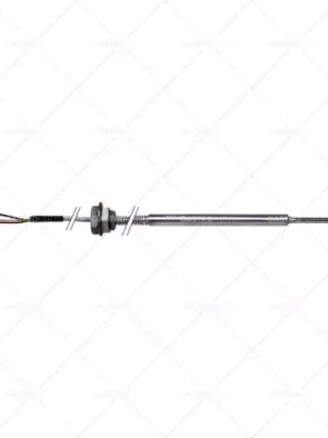 jádrová teplotní sonda Pt100 kabel SS vlnitá hadicová sonda -40 až +250°C Finální Výprodej