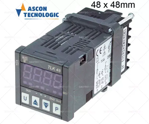 elektronický regulátor TECNOLOGIC typ TLK48 HCR----- montážní rozměry 48x48mm Akční Cena