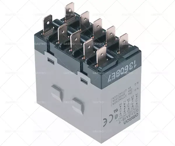 výkonová relé OMRON 200-240VAC 25A 3NO/1NC připojení F6.3 č. vyrob. G7J-3A1B-T200/240VAC Ihned K Objednání