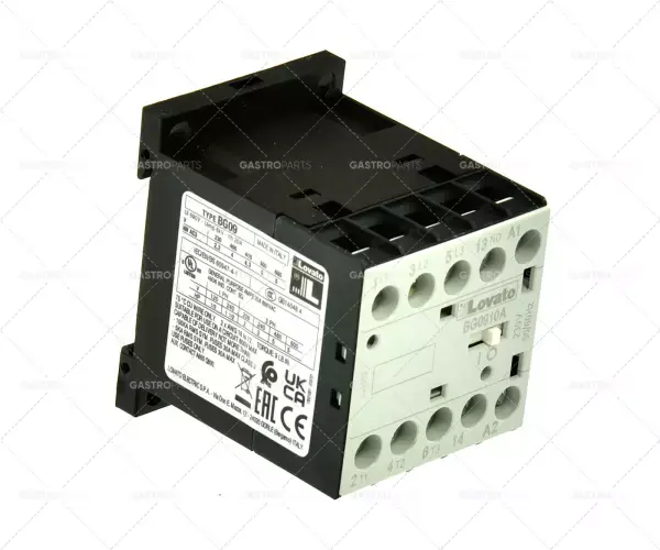 výkonový stykač LOVATO typ 11BG0910A230 20A 230VAC (AC3/400V) 9A 4kW 3NO 1NO Cenový Hit