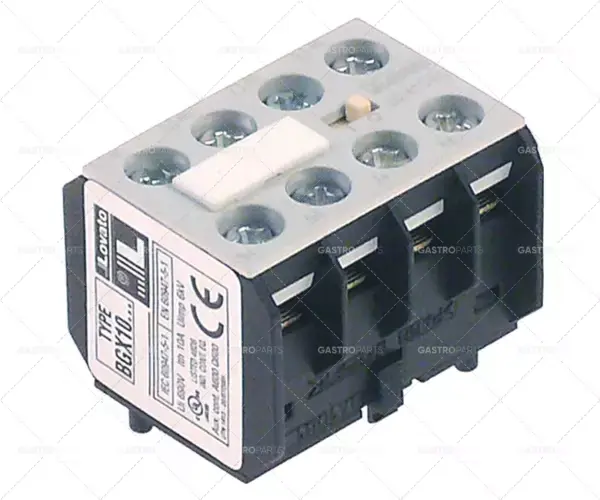Originální pomocné kontaktní kontakty 3NO/1NC AC1 10A pro stykače řady BG připojovací šroubek