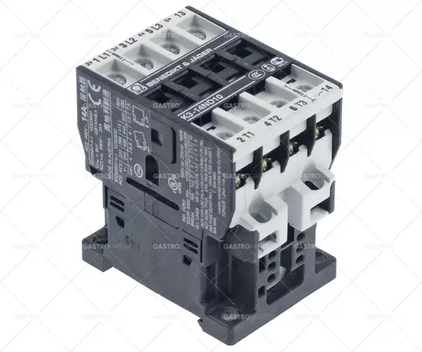 Značkový Stykač AC1 25A 24VAC (AC3 / 400V) 14A / 5,5kW hlavní kontakty 3NO pomocné kontakty 1Z
