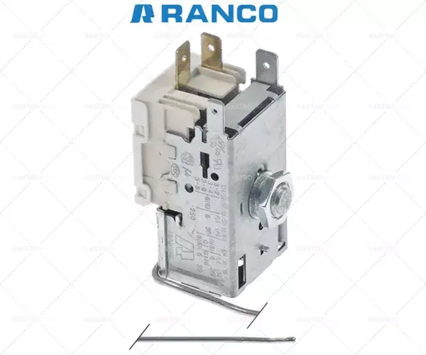 Ověřený chladicí termostat ranco typ k22-l3521 kapilára 200mm