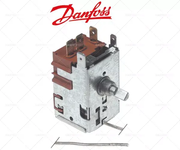 Cenový Hit Danfoss chladicí termostat typ 077b7008 kapilára 2000mm