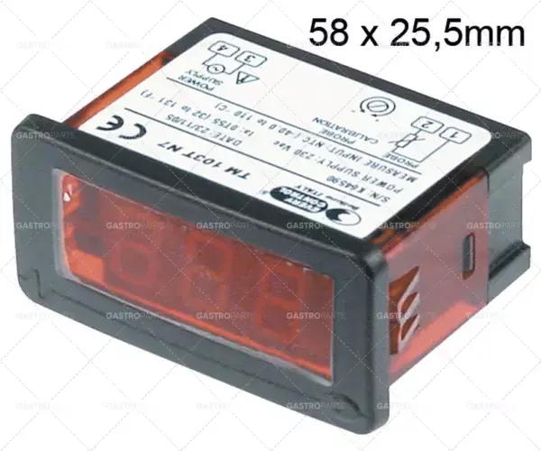 Značkový každý kontrolní teploměr typ tm103t n7 instalační rozměr 58x25,5mm od -40 do 110°C 230VAC ntc