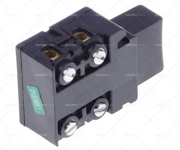 Kup Teď Tlačítko rozměr 29x29mm černá 2NO 250V 16A Připojení Šroub