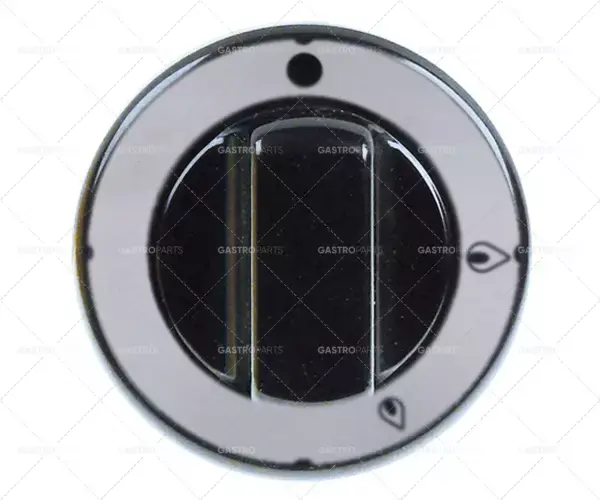 Akce plynový ventil Knebel, aniž by kontrolka o 70 mm nápravy o 8x6,5mm zploštění univerzální černý