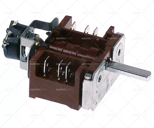 Vačkových spínačů 2 polohy 2NO Spínací sled 0-1 16A osy o 6x4,6mm hřídel délka 23 mm Nejlepší Cena