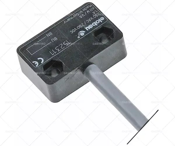 magnetický spínač L 36mm Š 26mm 1NC 230V 3A P max. 60W délka připojovacího kabelu 2000mm Dokud Zásoby Vydrží