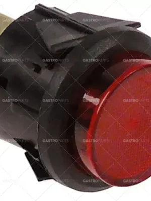 světelný indikátor ø 25 mm 230V červené připojení vnější faston 6,3 mm Výprodej