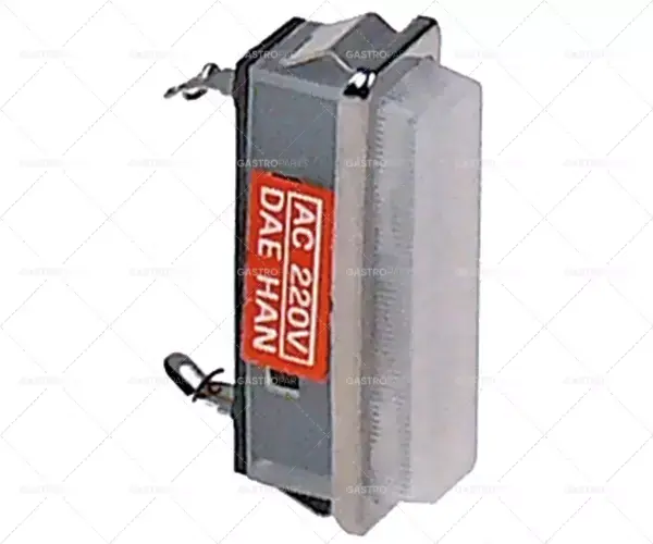 Nejprodávanější kontrolka, montážní rozměry 32,5x8,5mm bílá 230V