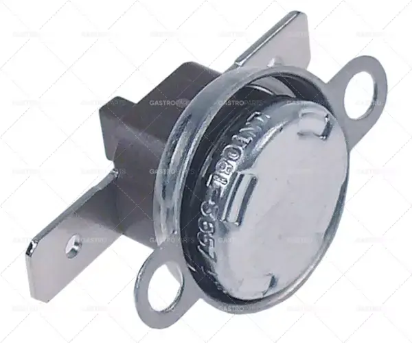 bimetalový bezpečnostní termostat vzdálenost otvorů 14 mm vypínací teplota. 185°C 1NC 1pólové připojení F6.3 Kup Teď