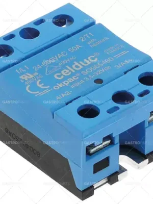 Rychlé Dodání Výkonový polovodičový CELDUC fáze 1 50A 12-280V 3-32VDC L 58 mm B 45 mm Šroub