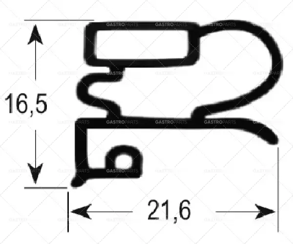Bezpečná Platba Chladicí těsnicí profil 9030 Š 598 mm D 635 mm vnější rozměr