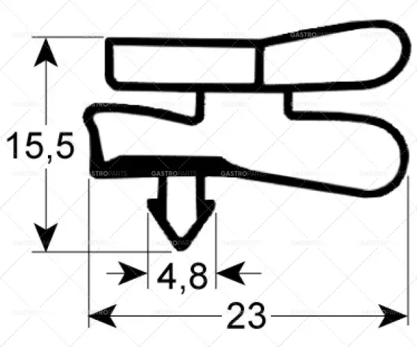 těsnění pro chladicí zařízení 9151 š 565 mm d 1690 mm velikost zátky Nejlepší Cena
