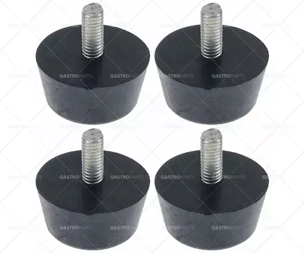Zařízení noha M6 závit L 14 mm H 16 mm o 30 mm PU 4 ks Top Prodej