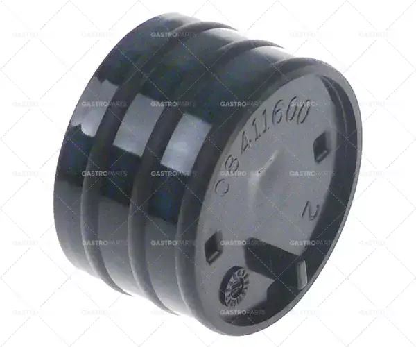 Zlevněný knoflík ø 42 mm š 25 mm černý