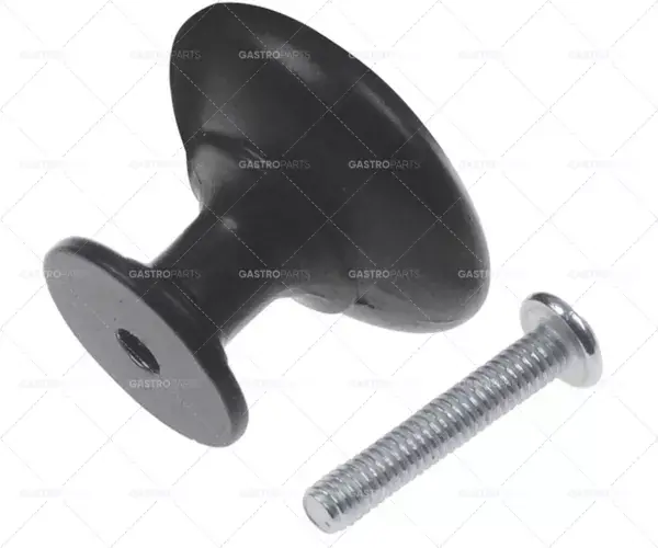 hřibovitá rukojeť se závitem m4 rukojeť ø 28 mm d 24 mm černá pro víko Top Prodej